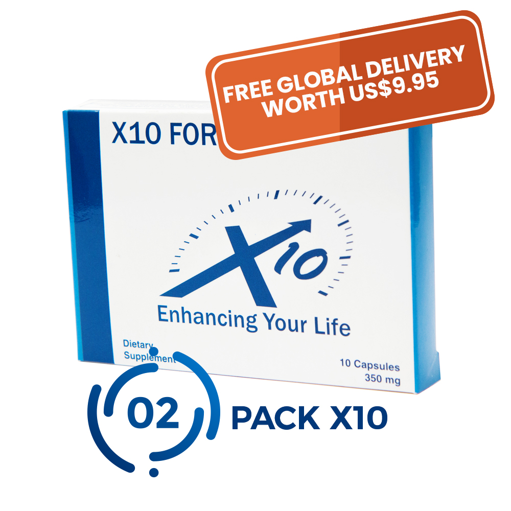 2 Pack X10 For Men